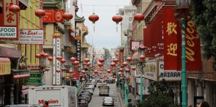 Chinatown in Red